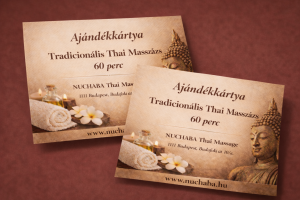 Páros Tradicionális Thai Masszázs Ajándékkártya