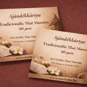 Páros Tradicionális Thai Masszázs Ajándékkártya
