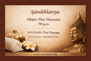Ajándékkártya Olajos Thai Masszázs