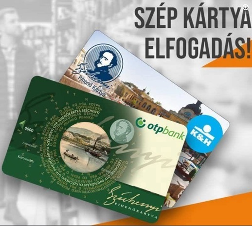 OTP és K&H SZÉP kártya elfogadás